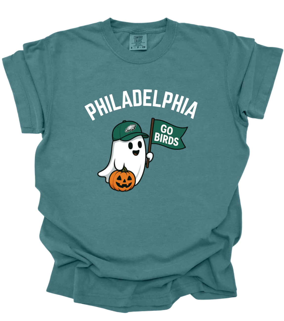 Ghost Go Birds comfort colors tee