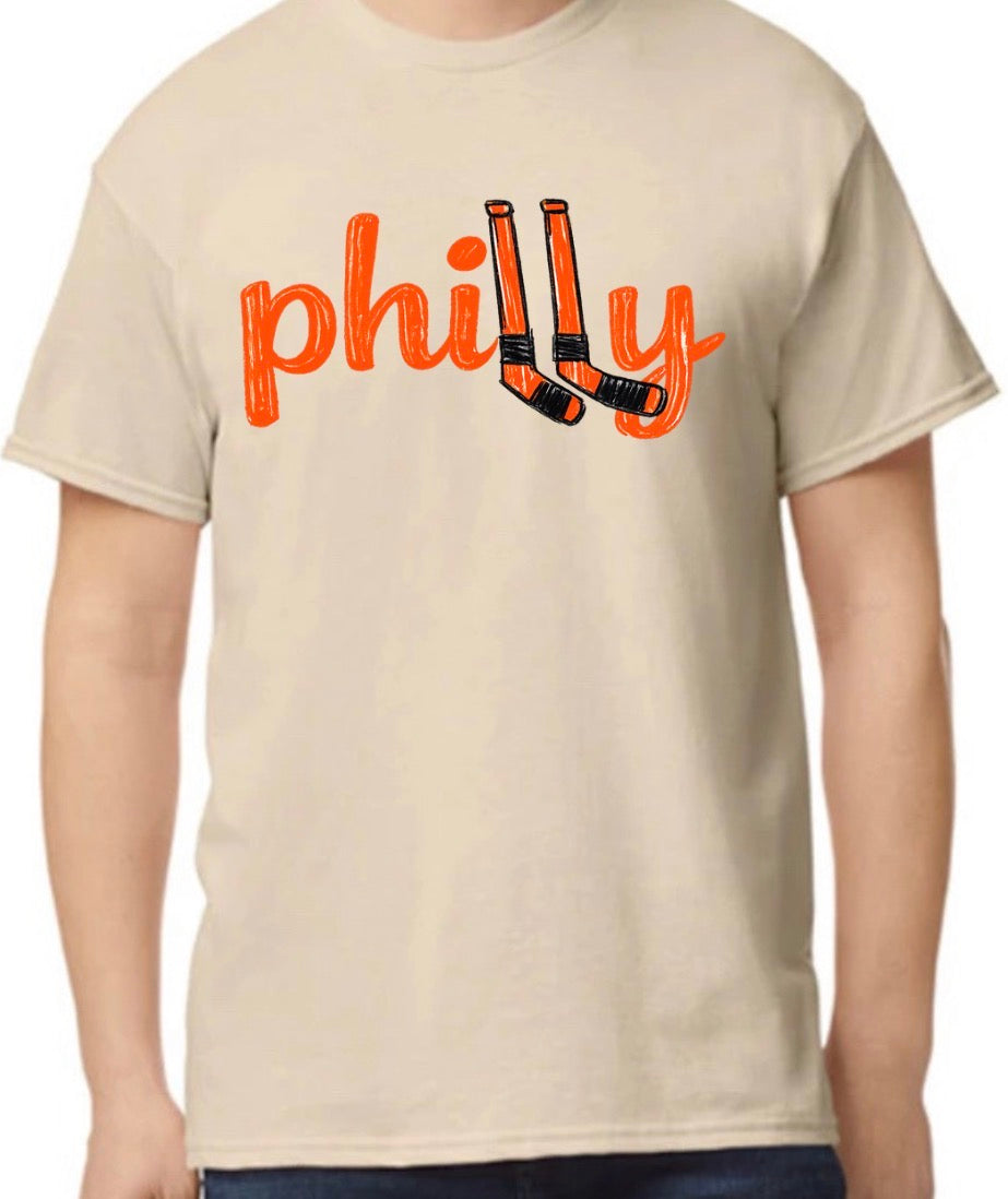 Sketched Philly Hockey