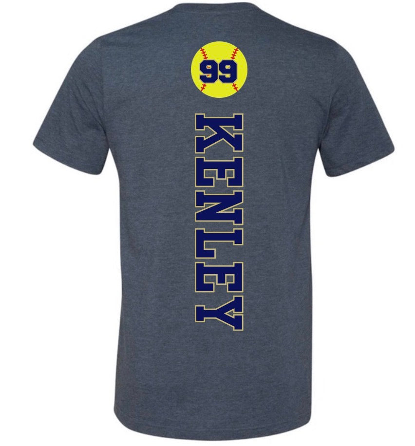 SF Softball Top Navy