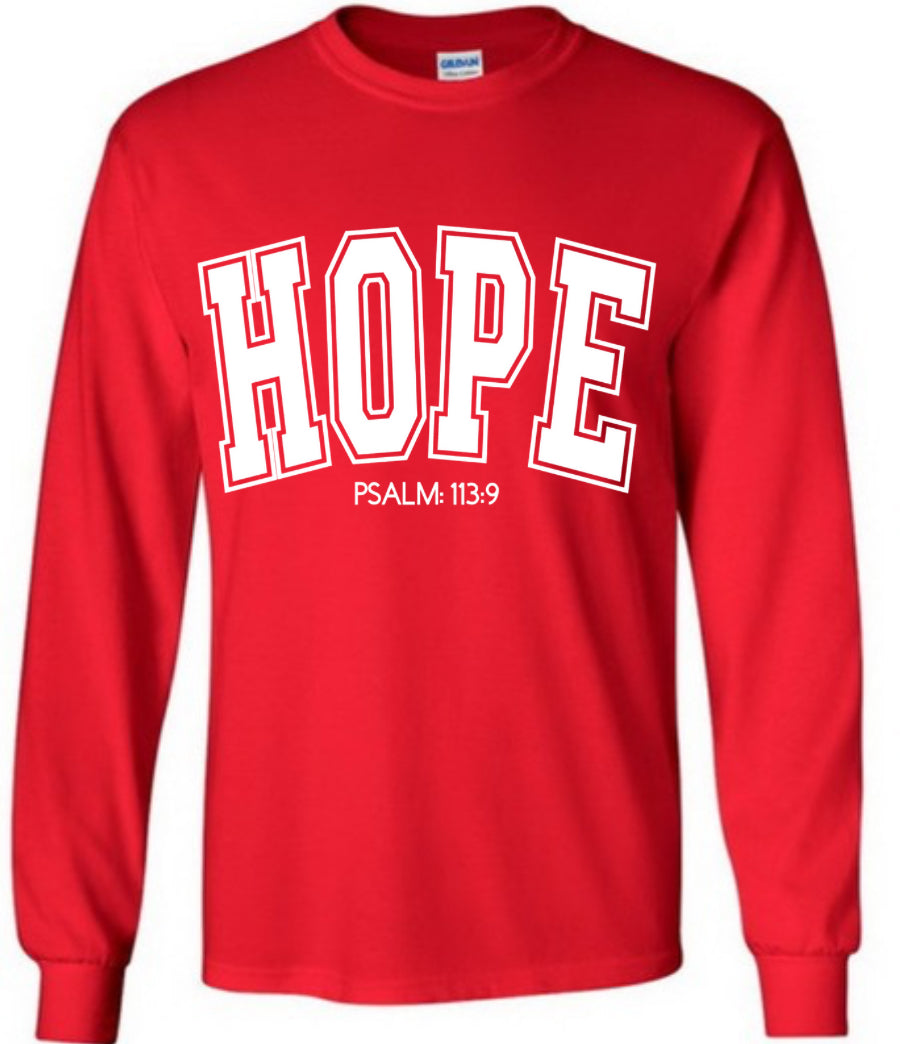 HOPE psalm: 113:9 Tee