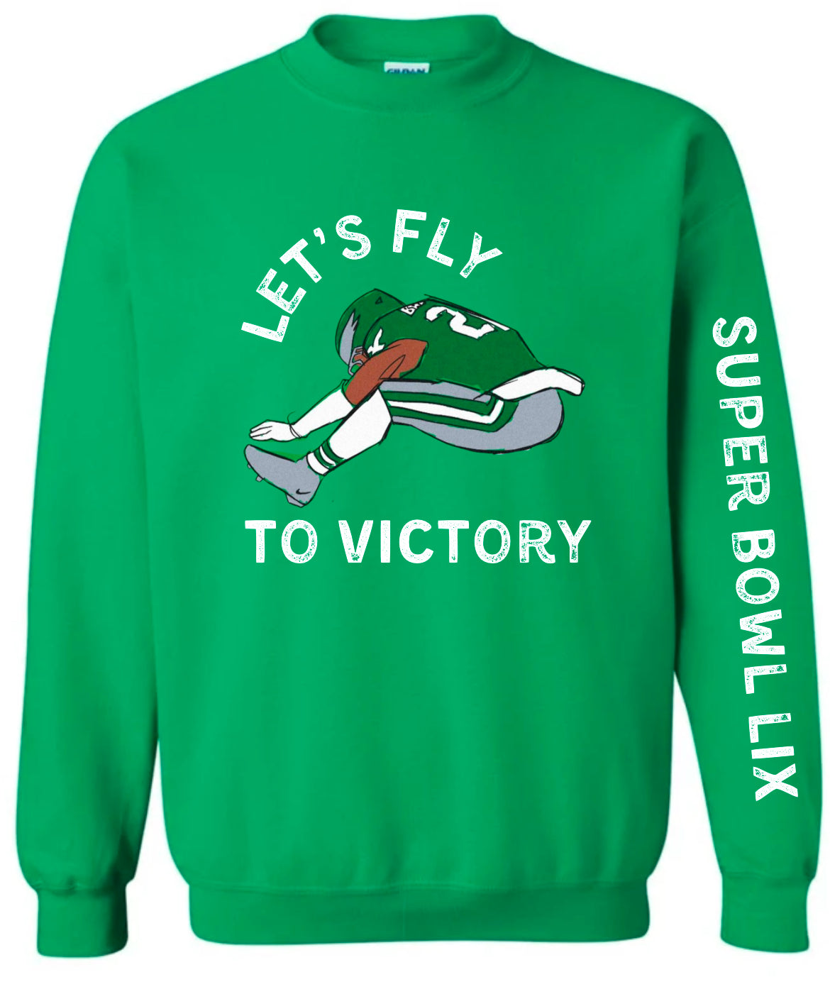 Let’s Fly to Victory crewneck sweatshirt