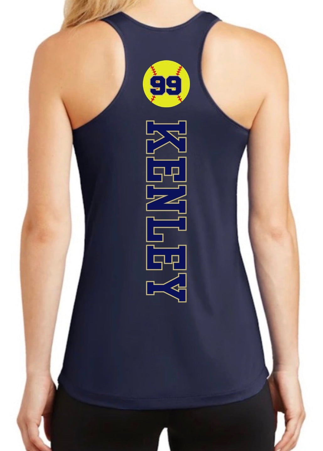 SF softball dry fit tank top
