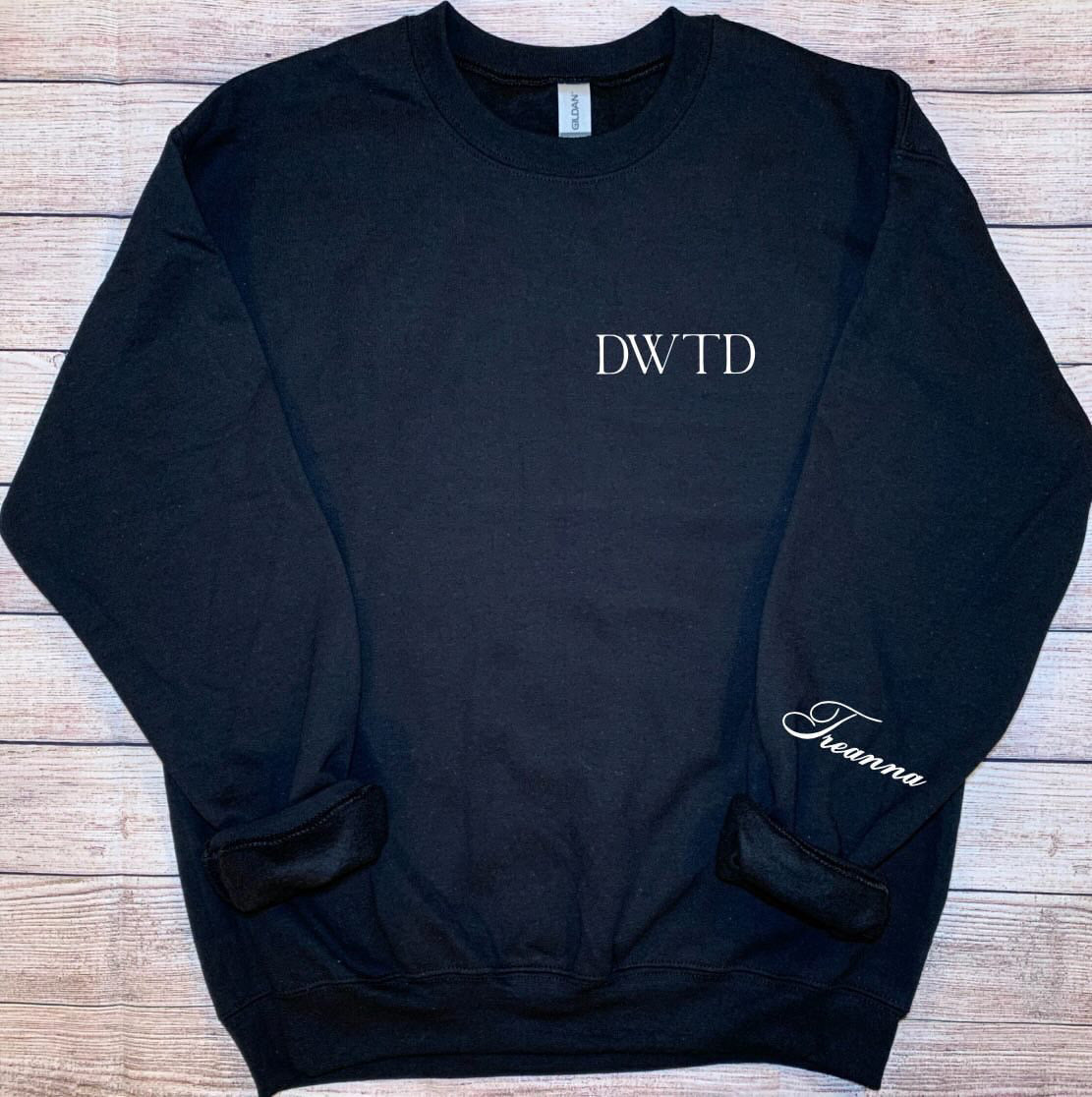 DWTD with name on wrist