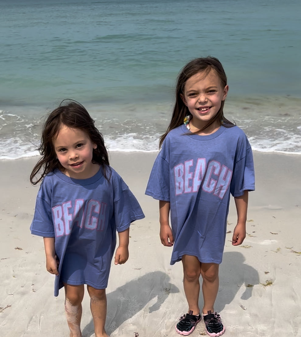 Kids beach tee