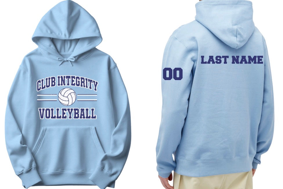 Club Integrity Volleyball Adult Hoodie