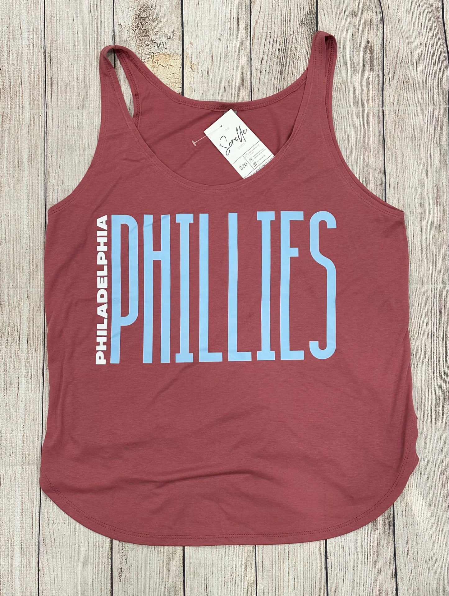 Light maroon tank top