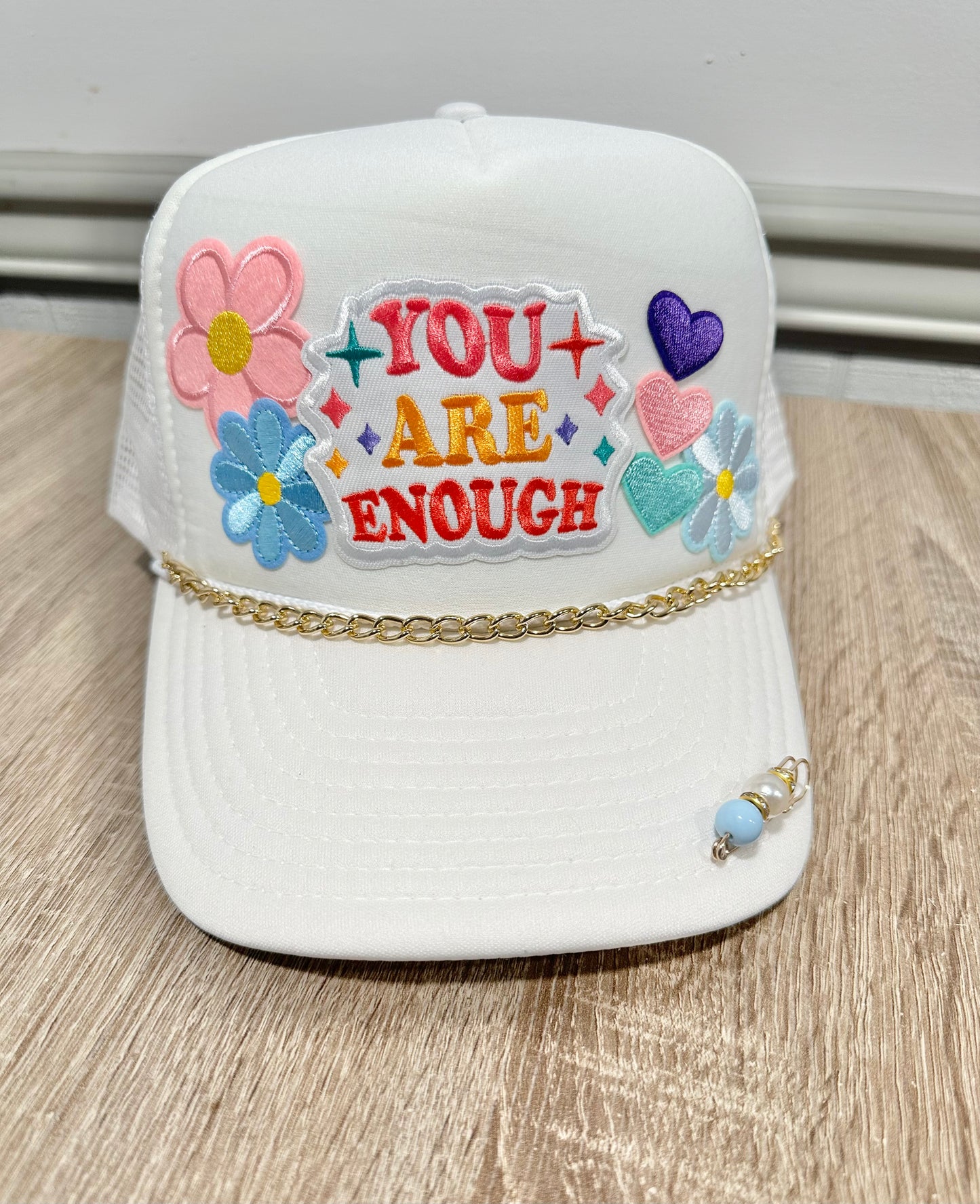 Uplifting trucker hats