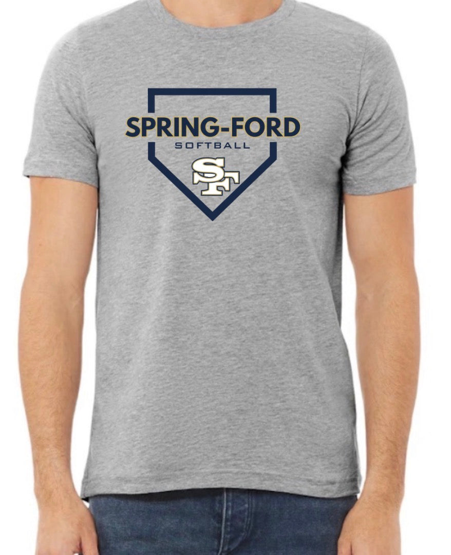 SF Softball Top Gray