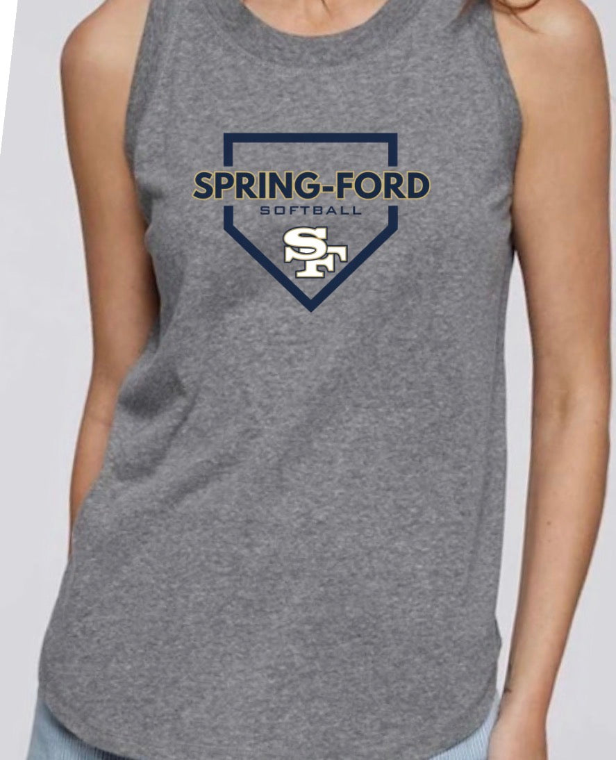 SF Softball Top Gray