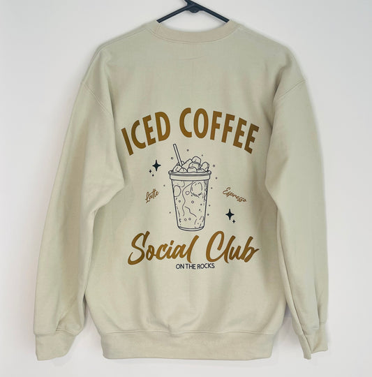 Iced Coffee Social Club sweatshirt