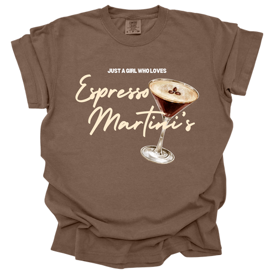 Espresso martini comfort colors tee