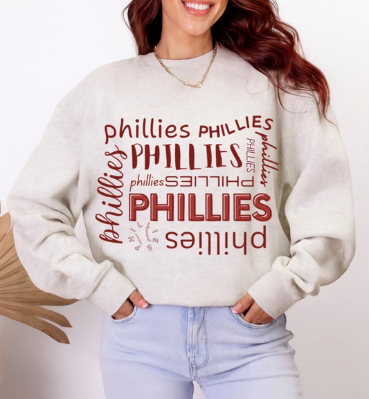 Phillies Collage Sweatshirt