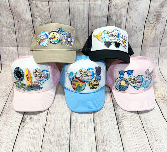 Beach Patch Trucker SnapBack Hat