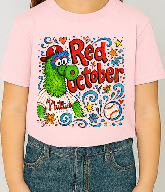 Playoff Princess Red October Tee