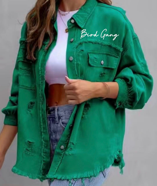Birdgang denim jacket L