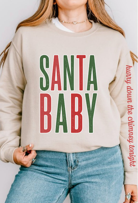 Santa Baby Hurry Down the Chimney Tonight