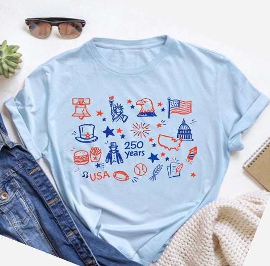 250 years celebration tee