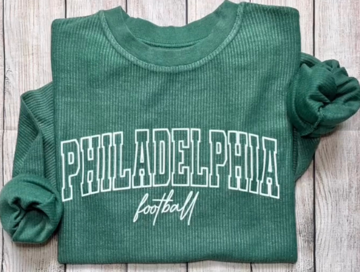 Corded Philadelphia Football sweatshirt