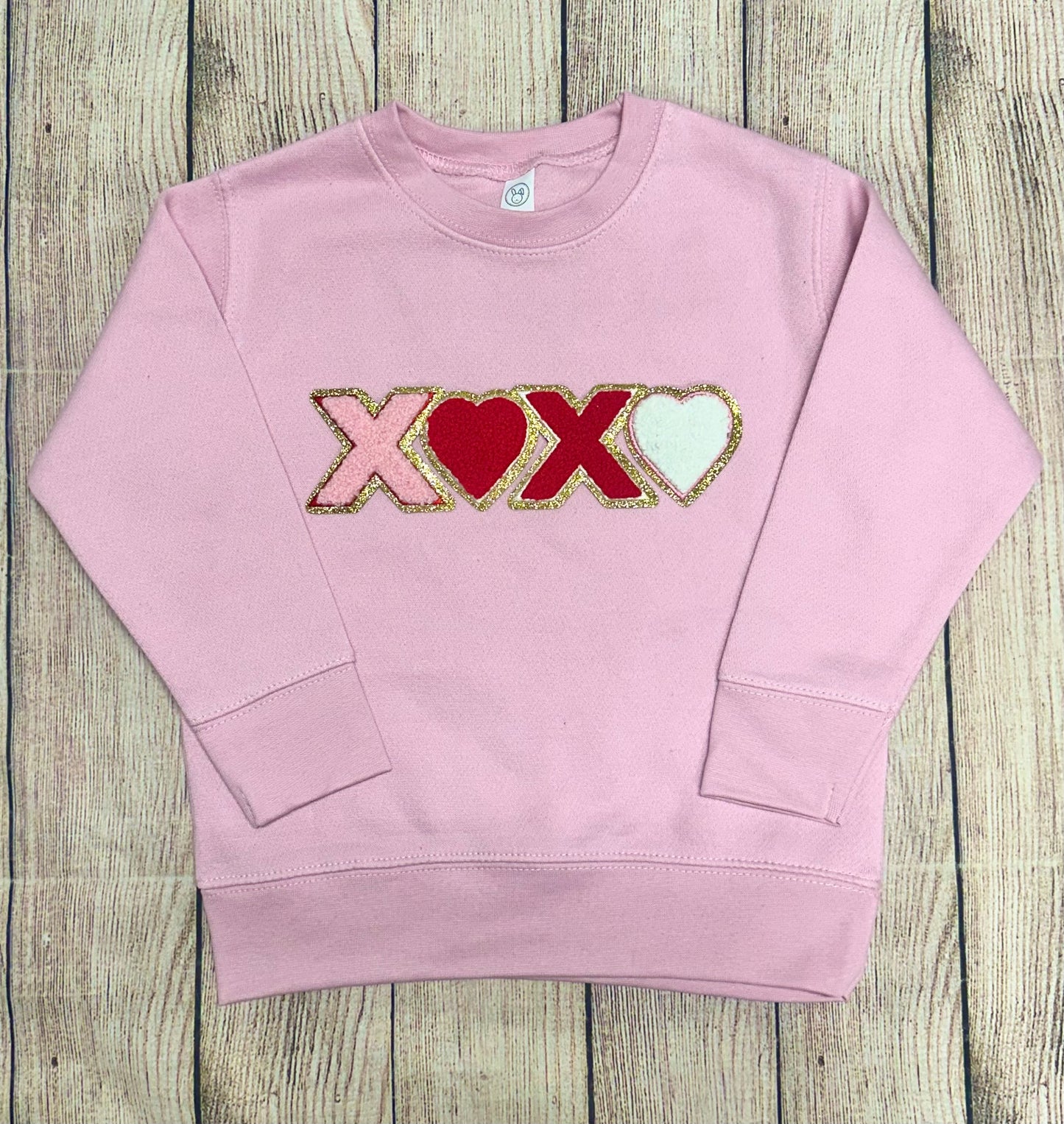 XOXO Toddler Patch Sweatshirt