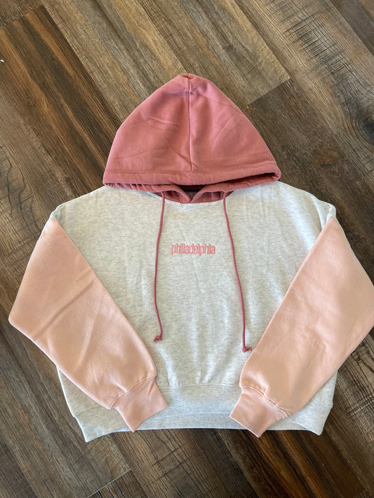 Philadelphia waist length hoodie