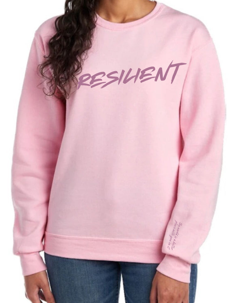 Resilient sweatshirt with wrist design