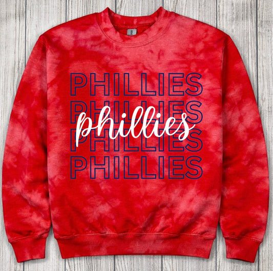 Reverse Dye Phillies Crewneck Sweatshirt
