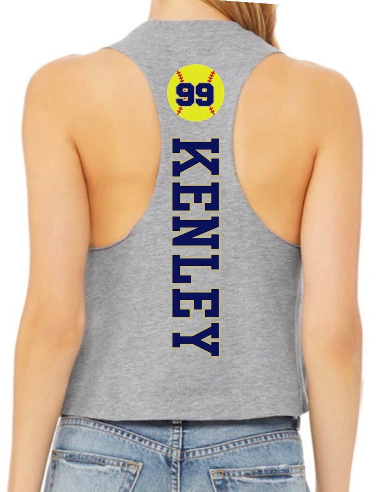SF Softball Top Gray
