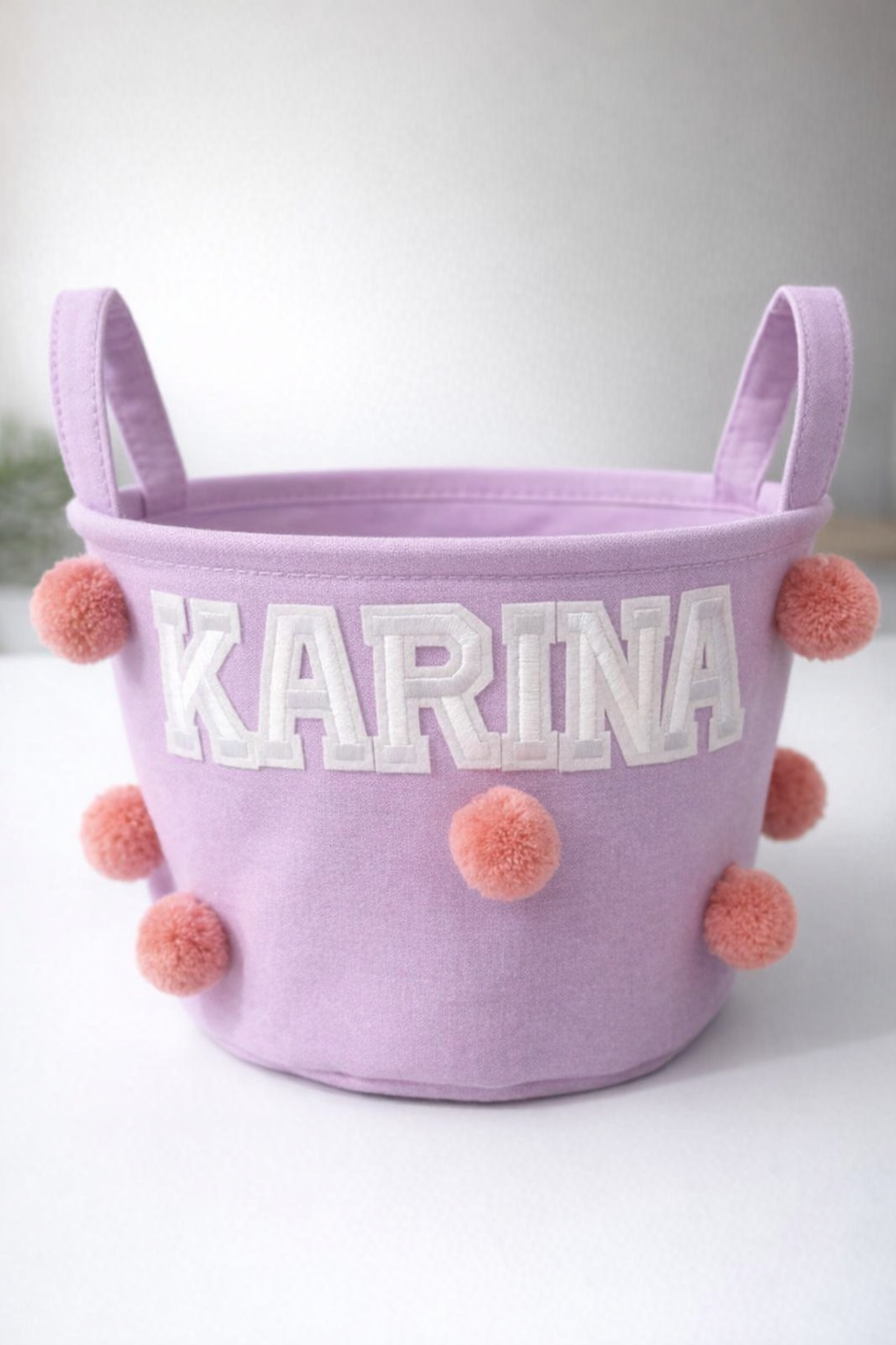 Custom personalized name basket