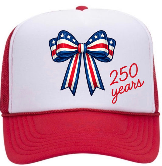 USA 250th Celebration Bow Hat